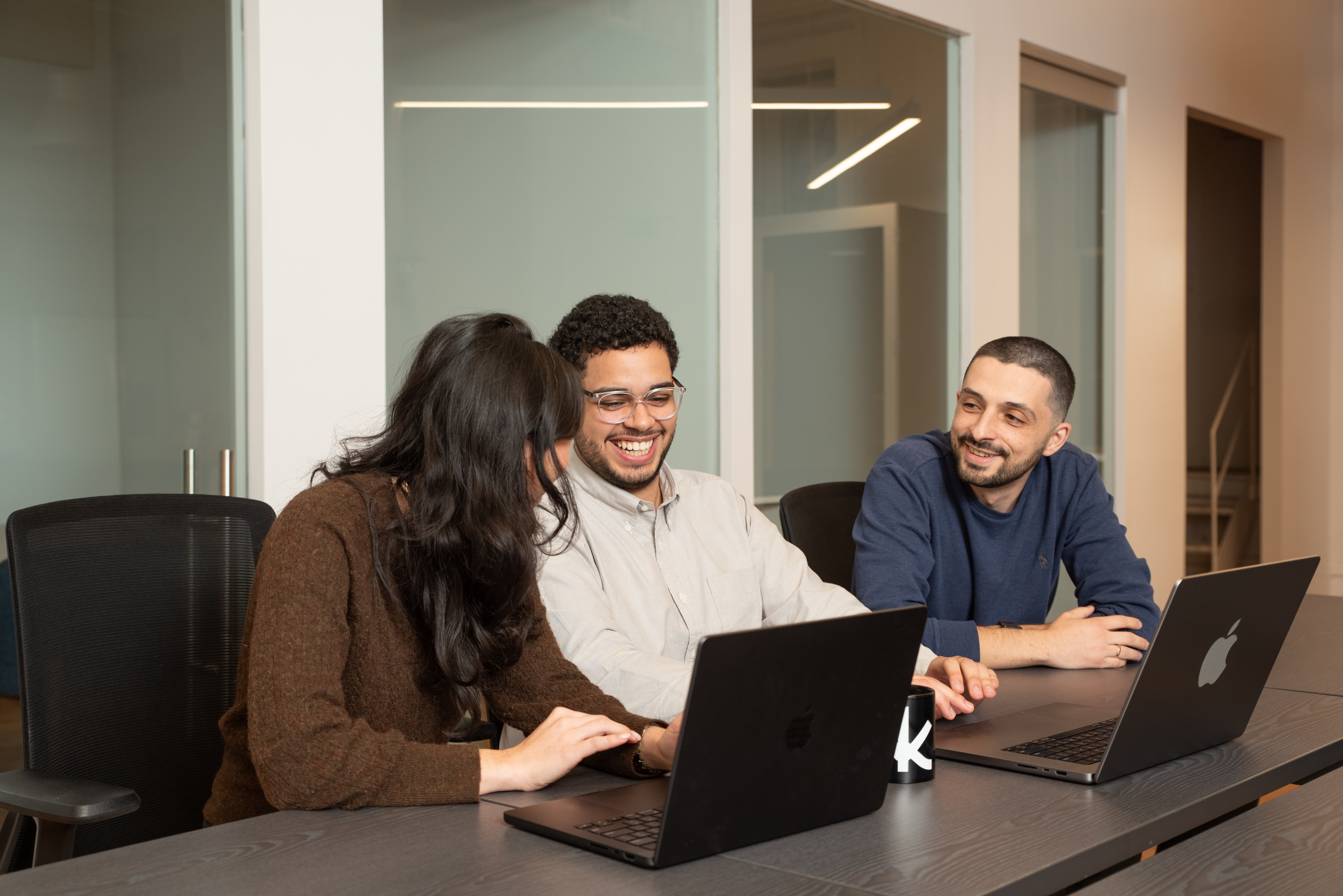 Team member working in NY office